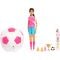 Papusa Barbie, Team Barbie Roll & Reveal, Fotbal, JMK20