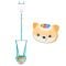 Leagan de interior cu lumini si sunete, Infantino, Jumper 2in1, Fox