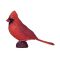 Figurina Mojo, Pasare Cardinal, Rosu