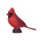 Figurina Mojo, Enthusiast Collection, Cardinal Rosu