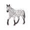 Figurina Mojo, Armasar Appaloosa, Alb