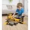 Camion cu platforma si 3 vehicule, Teamsterz, JCB Construction Command Truck