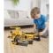 Camion cu platforma si 3 vehicule, Teamsterz, JCB Construction Command Truck