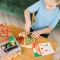 Set de joaca din lemn, Melissa & Doug, Standul de Pizza cu cuptor, 41 piese, 6074890