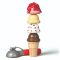 Set de joaca din lemn, Melissa & Doug, Standul de inghetata, 28 piese, 6074905