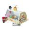 Set de joaca din lemn, Melissa & Doug, Standul de inghetata, 28 piese, 6074905