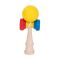 Jucarie de indemanare, din lemn, FRF, Kendama, Tricolorii
