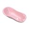 Cadita bebe cu dop de scurgere si baza antialunecare, Lorelli Little Stars, 100 x 51 x 31 cm, Pink