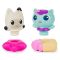 Set 2 jucarii de baie, Gabbys Dollhouse, Mercat si Pandy Paws, 6069714