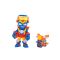 Set camion 2 in 1 si figurina Kazoom Kid, Superthings, Rescue Truck
