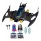 Set de joaca 2 in 1, DC Comics, Batman si Superman, Metal Force Batwing, 6070889