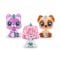 Set 3 figurine surpriza, Rainbocorns, Pocket Puppycorns