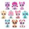 Set 3 figurine surpriza, Rainbocorns, Pocket Puppycorns