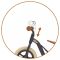 Bicicleta fara pedale, Chillafish, Charlie, Negru