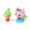 Set 2 figurine Gabbys Dollhouse, Queen Kitty Fairy si Kitty Gnome, 20151835