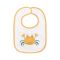 Set 7 bavete, Lorelli, bumbac si peva, 30 x 19 cm, inchidere cu banda velcro