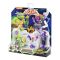 Set 2 figurine Testoasele Ninja, Akedo, Donatello Vs Baxter Stockman, S1
