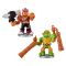 Set 2 figurine Testoasele Ninja, Akedo, Michelangelo Vs Bebop, S1