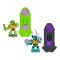 Set 2 figurine, Akedo, Testoasele Ninja, Donnie Vs Slash, S3