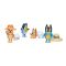 Set 4 figurine, Bluey, Family Trip