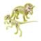 Kit arheologic, Clementoni, Glow in the Dark, Triceratops si Velociraptor