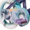 Bicicleta cu roti ajutatoare, Huffy, Disney Frozen, 12 inch, Mov