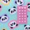 Ghiozdan cu 3 compartimente, AstraBag, Panda