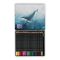 Set 24 creioane colorate in cutie de metal, Herlitz, Oxford, Watercolour