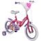 Bicicleta cu roti ajutatoare, Huffy, Disney Princess, 14 inch, Roz
