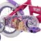 Bicicleta cu roti ajutatoare, Huffy, Disney Princess, 14 inch, Roz