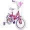 Bicicleta cu roti ajutatoare, Huffy, Disney Princess, 14 inch, Roz
