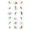 Abtibilduri imitatie sigiliu, Avenir, Natural Creation, Pasari, 18 bucati