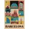 Puzzle Clementoni, Style in the City Barcelona, 1000 piese