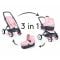 Carucior 3 in 1 pentru papusi, Smoby, Maxi Cosi