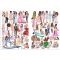 Carte cu autocolante Depesche, TopModel, Stickerworld