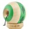 Jucarie de indemanare din lemn, Kendama X, Frequency Flippy, Super Sticky, 18 cm, Verde, Maro