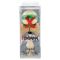 Jucarie de indemanare din lemn, Kendama X, Frequency Flippy, Super Sticky, 18 cm, Verde, Maro