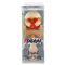 Jucarie de indemanare din lemn, Kendama X, Frequency Flippy, Super Sticky, 18 cm, Portocaliu, Maro