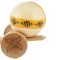 Jucarie de indemanare din lemn, Kendama X, Frequency Flippy, Super Sticky, 18 cm, Portocaliu, Maro