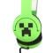 Casti audio cu fir, OTL, On-ear, Minecraft Creeper