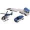 Transportator cu elicopter si masina, Teamsterz, Mighty Machines, Police