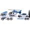 Transportator cu elicopter si masina, Teamsterz, Mighty Machines, Police
