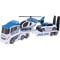 Transportator cu elicopter si masina, Teamsterz, Mighty Machines, Police