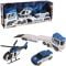 Transportator cu elicopter si masina, Teamsterz, Mighty Machines, Police