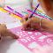 Carte de colorat cu sabloane si stickere, Depesche, TopModel T-Shirt Designer