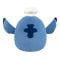 Jucarie de plus, Squishmallows, Disney Stitch bucatar cu tort, 17 cm