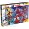Puzzle 2 in 1 Lisciani Marvel Spidey si prietenii lui uimitori, M-Plus, 48 piese
