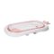 Cadita pliabila pentru bebelusi cu dop de scurgere, Lorelli Royal, 83 cm, Pink