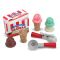 Set de joaca, Melissa & Doug, Inghetata la cornet, 8 piese, 6074871