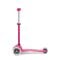 Trotineta cu 3 roti si lumini LED, Micro, Mini Deluxe, Roz